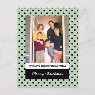 Carte postale photo de vacances Mint Green Sweet P