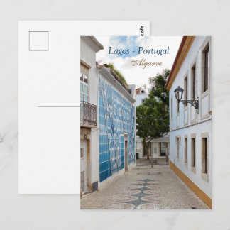 Carte Postale Photo de voyage de la vieille ville de Lagos Portu