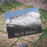 Photo de voyage du cratère du Mont St Helens