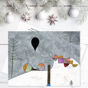 Carte Postale Photo d'hiver Abstrait Paul Klee