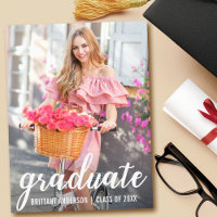 Photo d'invitation d'une fête de graduation modern