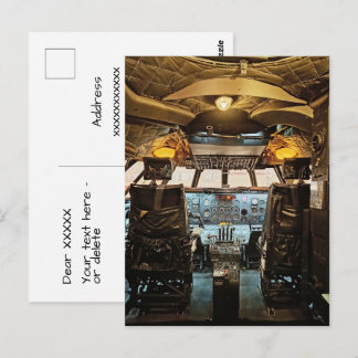 Carte Postale Photo du cockpit de l'avion de ligne Bristol Brita