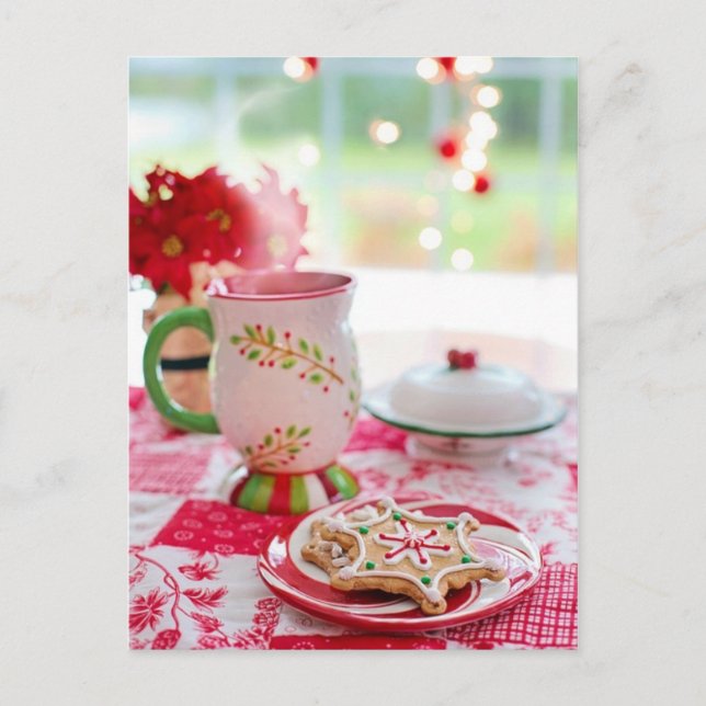 Carte Postale photo du cookie de noël (Devant)