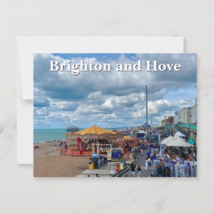 Carte Postale Photo du front de mer de Brighton et Hove