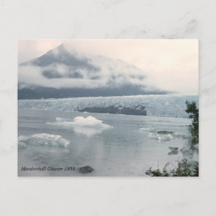 Carte Postale Photo du glacier vintage Mendenhall