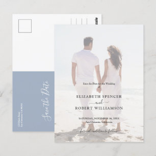 Carte Postale Photo du Mariage budgétaire Enregistrer la date