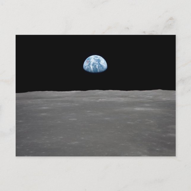 Carte Postale Photo Earthrise (Devant)