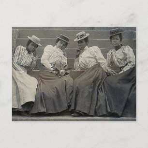 Carte Postale Photo Femmes Africaines-Américaines
