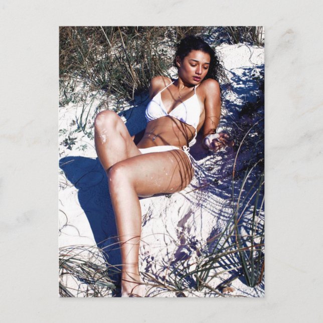 Carte postale photo fille bikini (Devant)