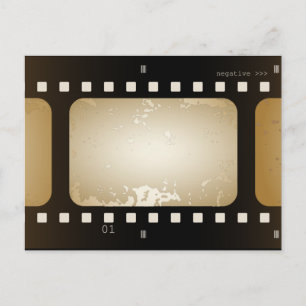 Carte Postale Photo Film Film Strip Film Movie vin