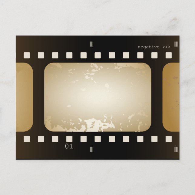 Carte Postale Photo Film Film Strip Film Movie vin (Devant)