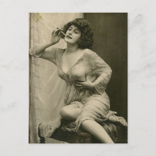Carte postale photo française risque