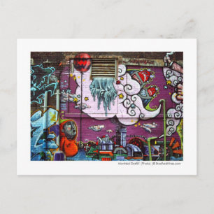 Carte postale photo Graffiti de Montréal par Brad 