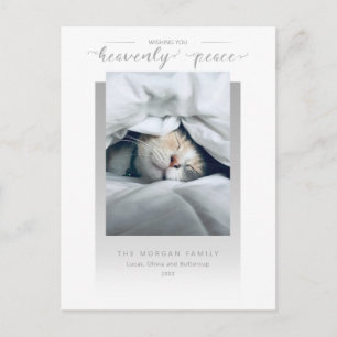 Carte Postale Photo Heavenly Peace Calligraphy Pet