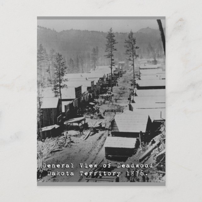 Carte Postale Photo historique de Deadwood (Devant)