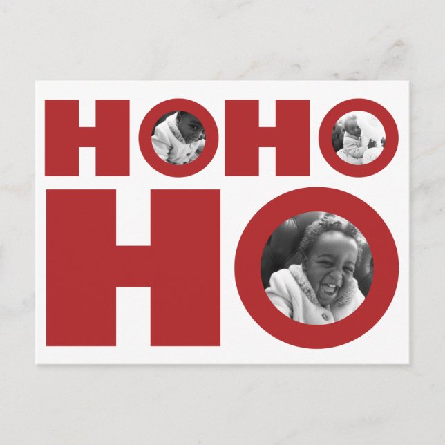 Carte postale photo Ho Ho Holiday (Devant)