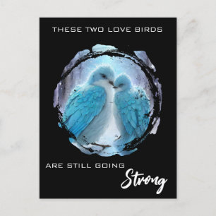 Carte Postale *~* Photo Inséparables AP54 Anniversaire