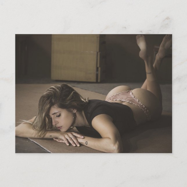 Carte postale photo modèle Lingerie (Devant)