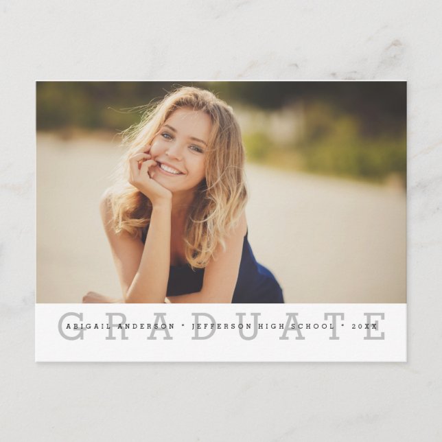 Carte Postale Photo moderne 2023 Faire-part Postcard (Devant)