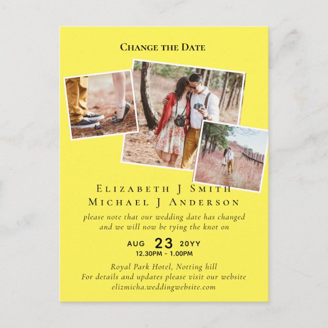 Carte Postale PHOTO Modifier la date Plans reporter N'IMPORTE QU (Devant)