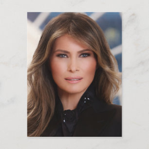 Carte Postale Photo officielle de la Maison Blanche Melania Trum