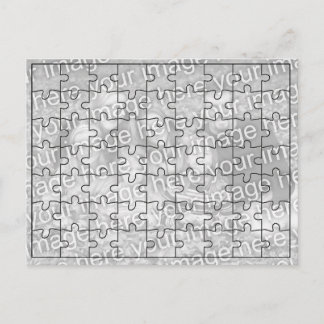 Carte Postale Photo personnalisée "Faux" Puzzle Post Card-63 piè