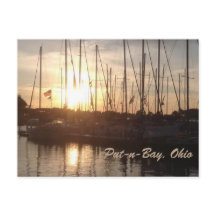 Carte postale photo pour les bateaux à coucher de 