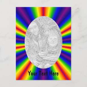 Carte Postale Photo Rainbow Colour Rays