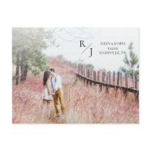 Photo Simple Monogramme Mariage Enregistrer la dat