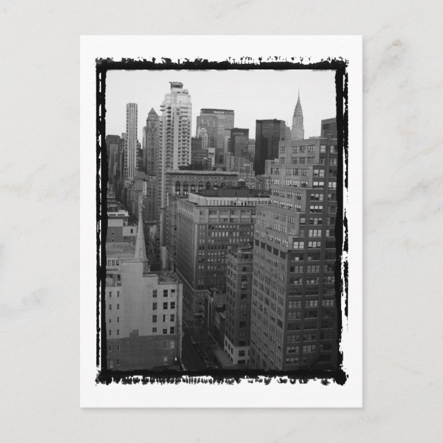 Carte Postale Photo Skyline NYC (Devant)
