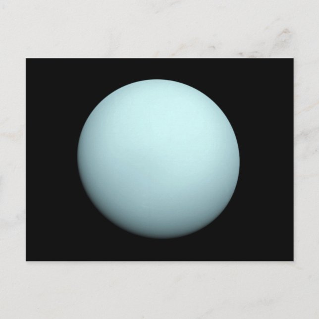 Carte Postale Photo spatiale de la planète Uranus (Devant)
