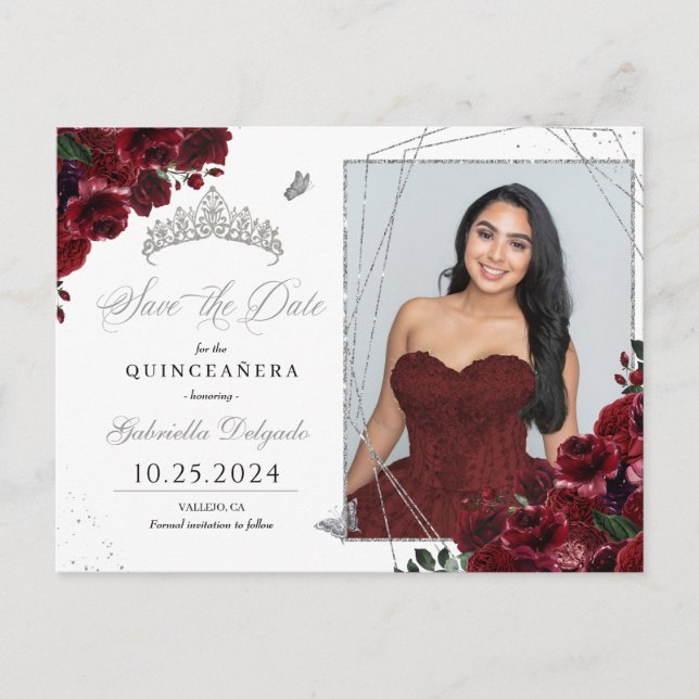 Carte postale photo Tiara Quinceañera (Devant)