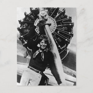 Carte Postale Photo vintage Amelia Earhart