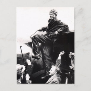 Carte Postale Photo vintage Amelia Earhart