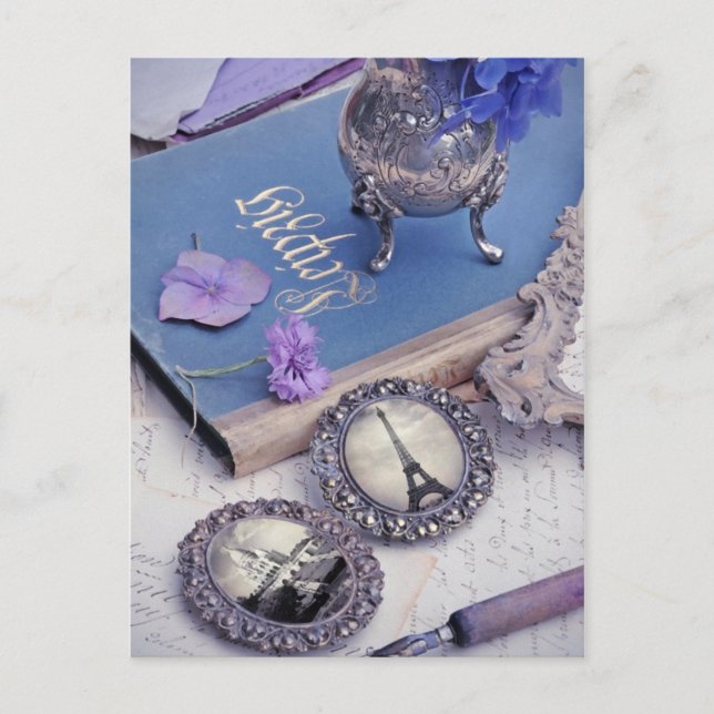 Carte Postale Photo vintage Blue Paris (Devant)