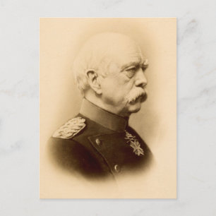 Carte Postale Photo vintage d'Otto Von Bismarck