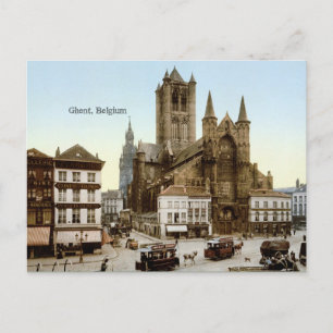 Carte Postale photo vintage : Gand, Belgique