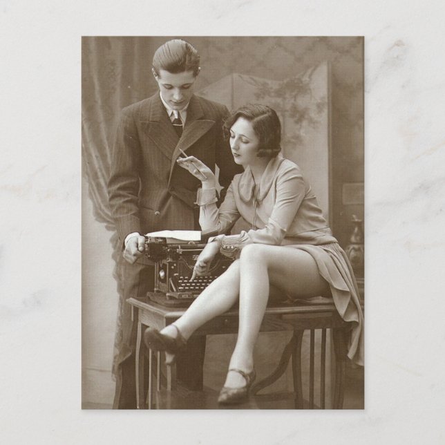 Carte Postale photo vintage risque (Devant)