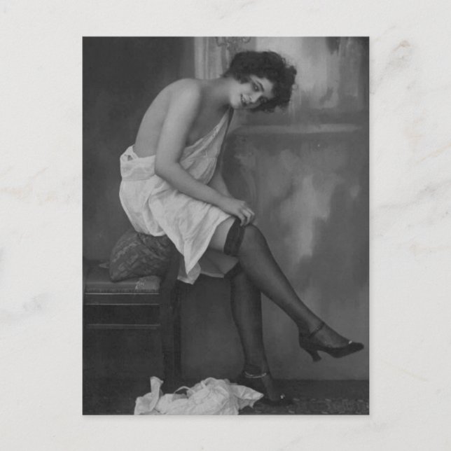 Carte Postale Photo Vintage risqué (Devant)