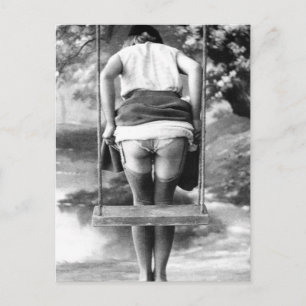 Carte Postale Photo Vintage risqué