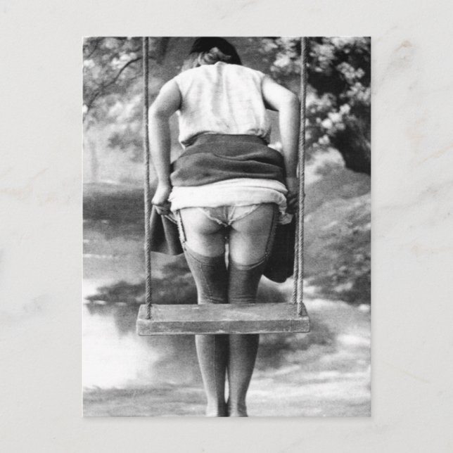 Carte Postale Photo Vintage risqué (Devant)