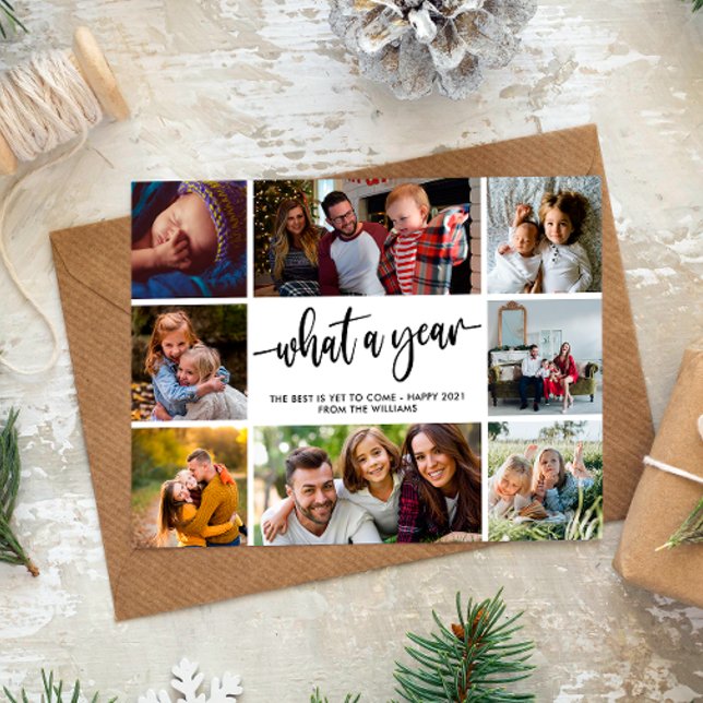 Carte postale photo What A Year (Créateur téléchargé)