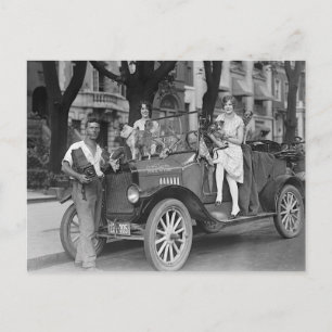 Carte Postale Photographe de voyage, 1927