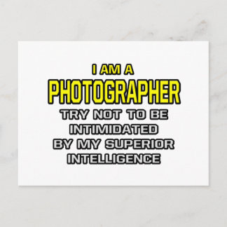 Carte Postale Photographe...intelligence supérieure