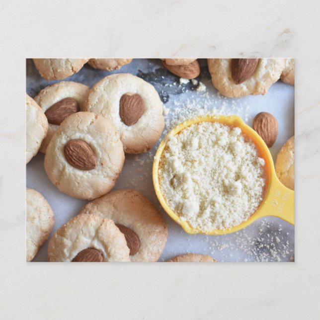 Carte Postale Photographie alimentaire Amond Nancy Macaron Cooki (Devant)