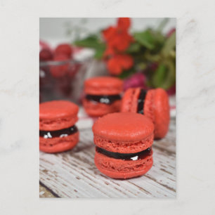 Carte Postale Photographie alimentaire Jam cerisier rouge Rempli