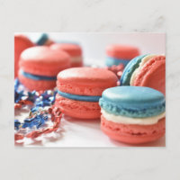 Photographie alimentaire Macarons patriotiques Ble