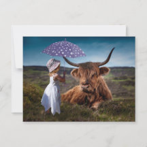 Photographie de la fille Umbrella Bull