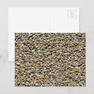 Carte Postale Photographie de la nature de Gravel and Sand Rock