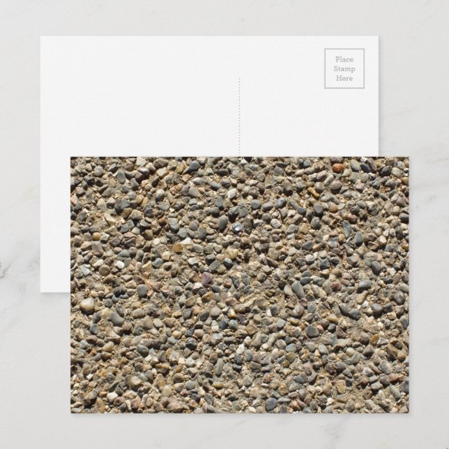 Carte Postale Photographie de la nature de Gravel and Sand Rock (Devant / Derrière)